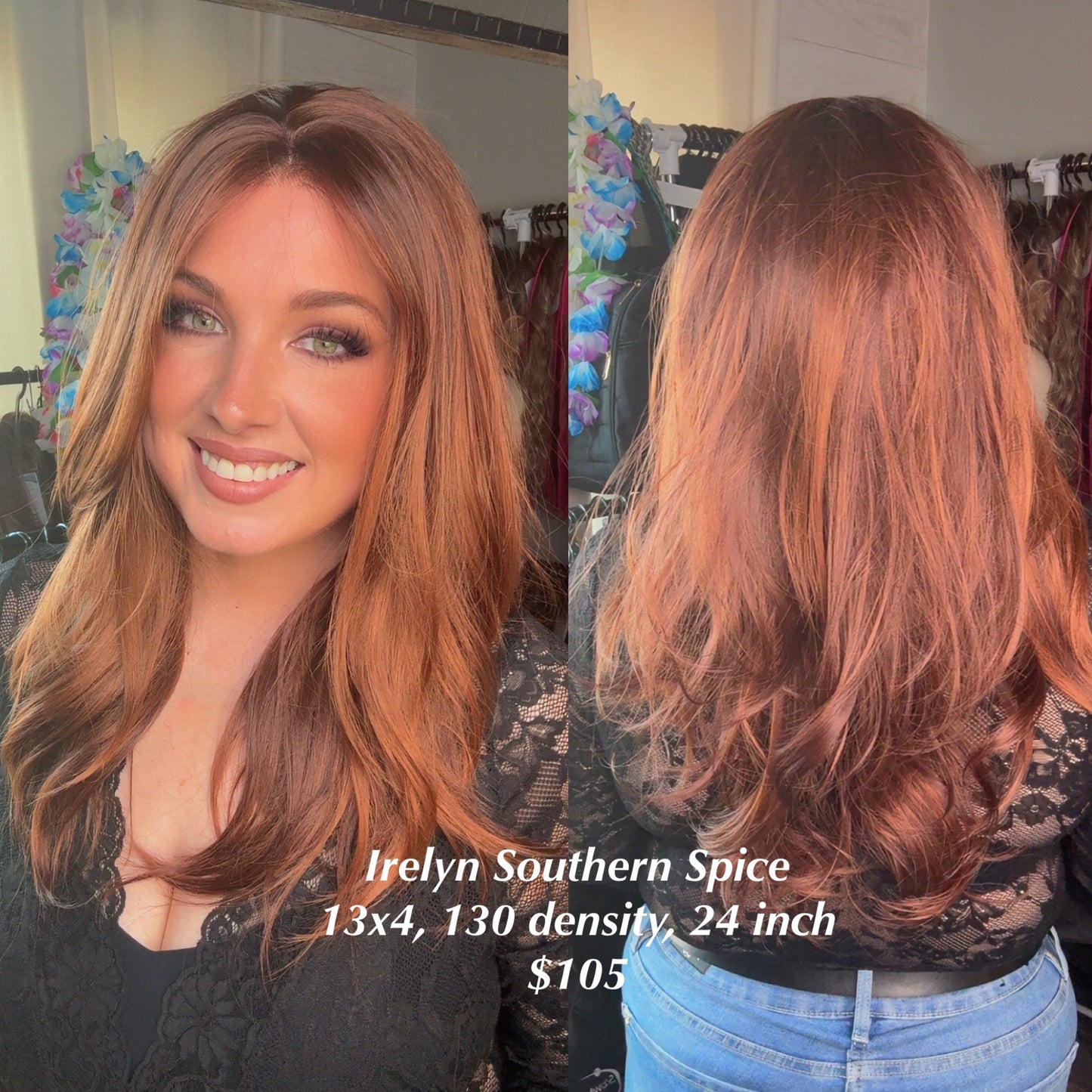 Irelyn Southern Spice | 13x4 | Synthetic Free Part  | Lace Front | 24 in | Standard