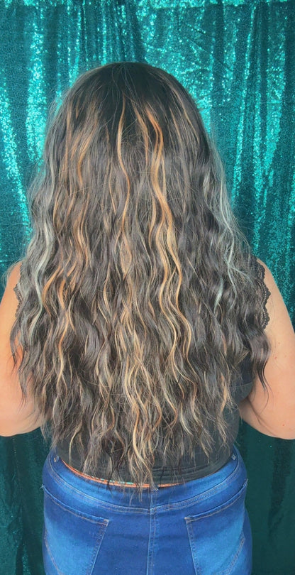 Maddie Moonlit Canyon | Lace Front | 13x4 Lace Front | Free Part | 26 in | 130 % density | Petite
