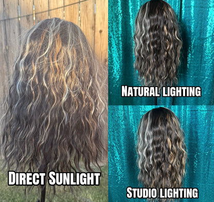 Maddie Moonlit Canyon | Lace Front | 13x4 Lace Front | Free Part | 26 in | 130 % density | Petite