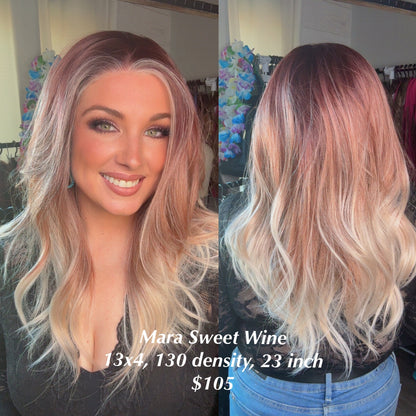 Mara Sweet Wine |13x4 Lace Front | Density: 130% |23 inches | Petite