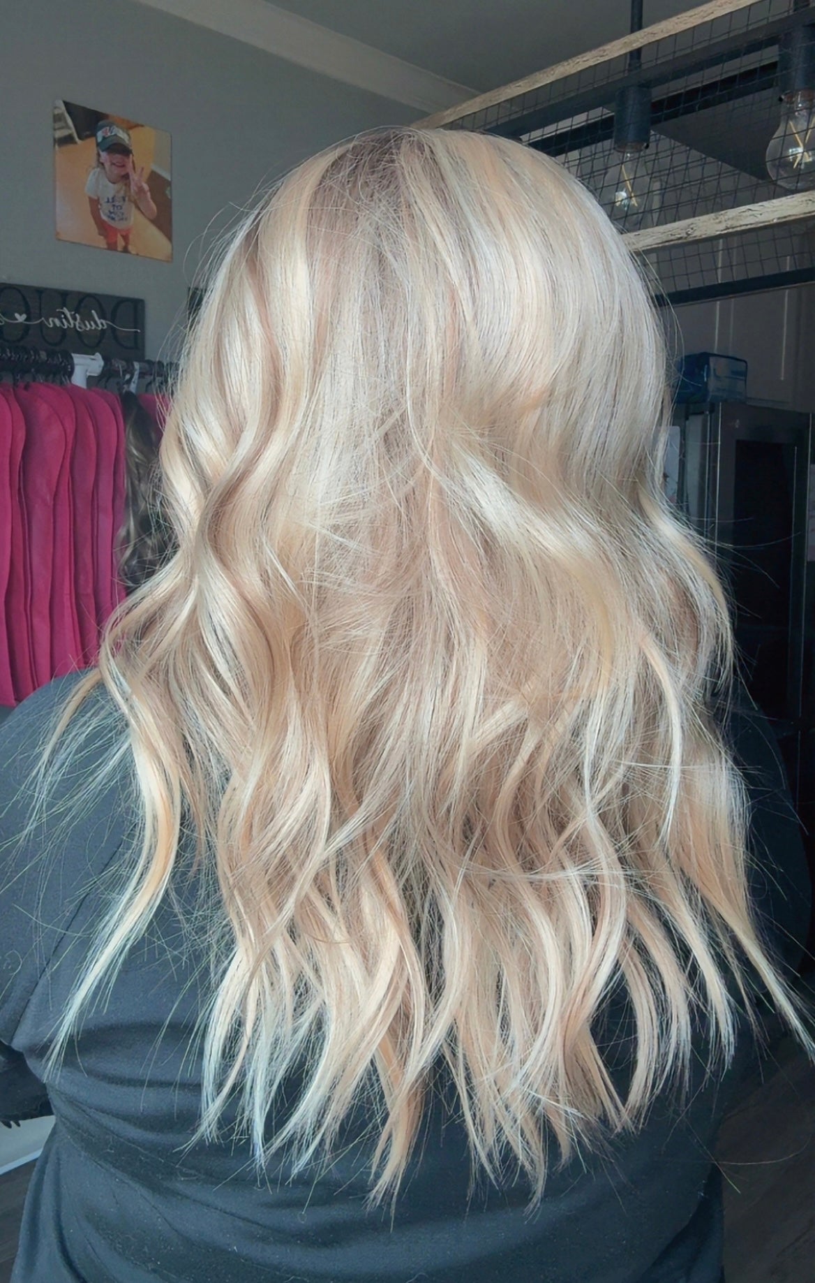 Brynn Wheat Blonde Standard Size Synthetic Wig