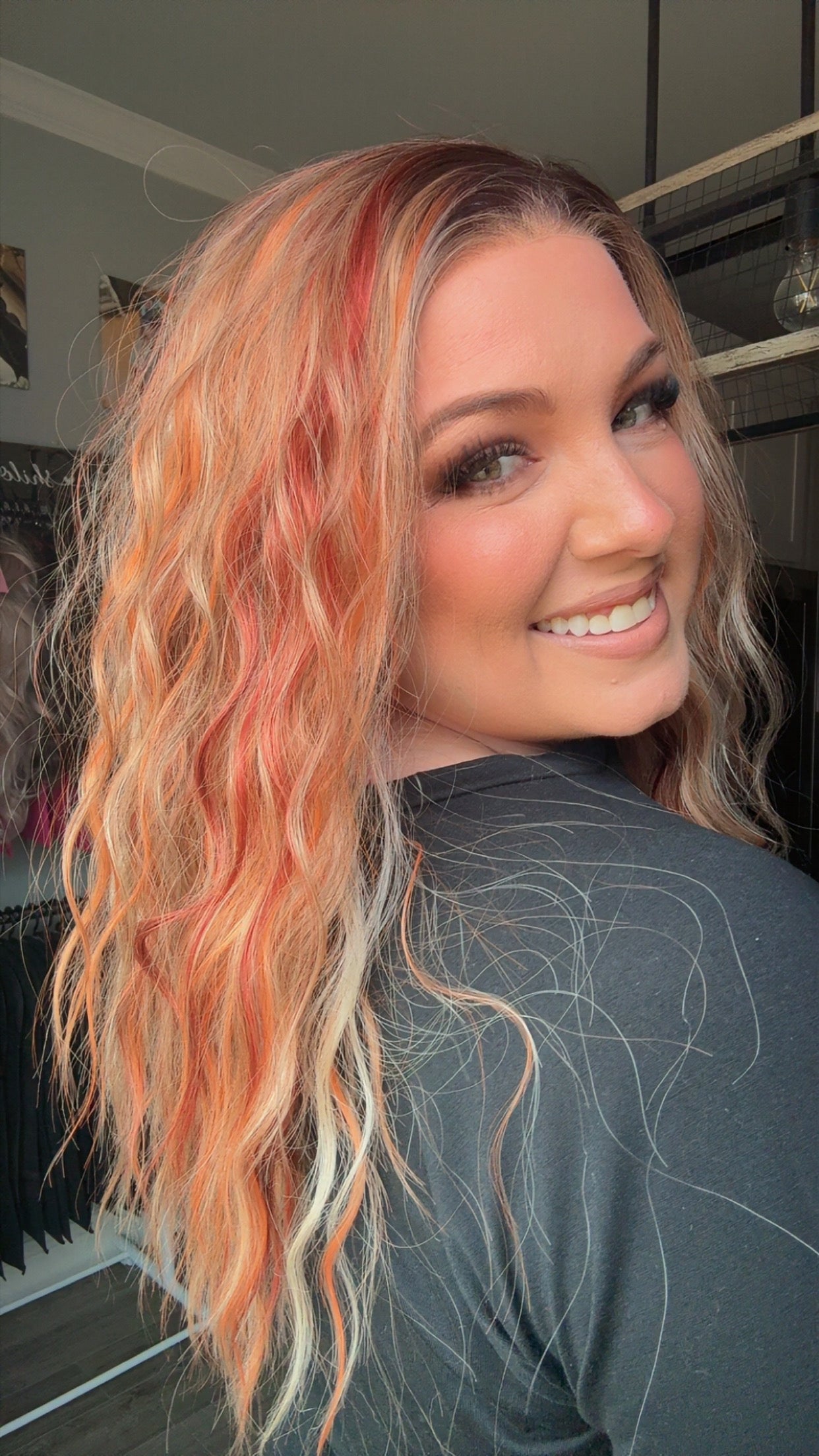Maddie Copper Luxe  Standard lace front wig