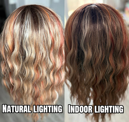 Maddie Copper Luxe  Standard lace front wig