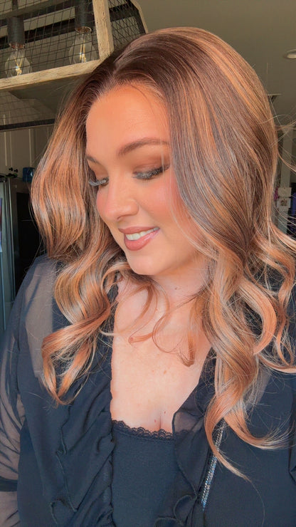 Tennessee Pecan Swirl (Standard ) Synthetic Lace Wig