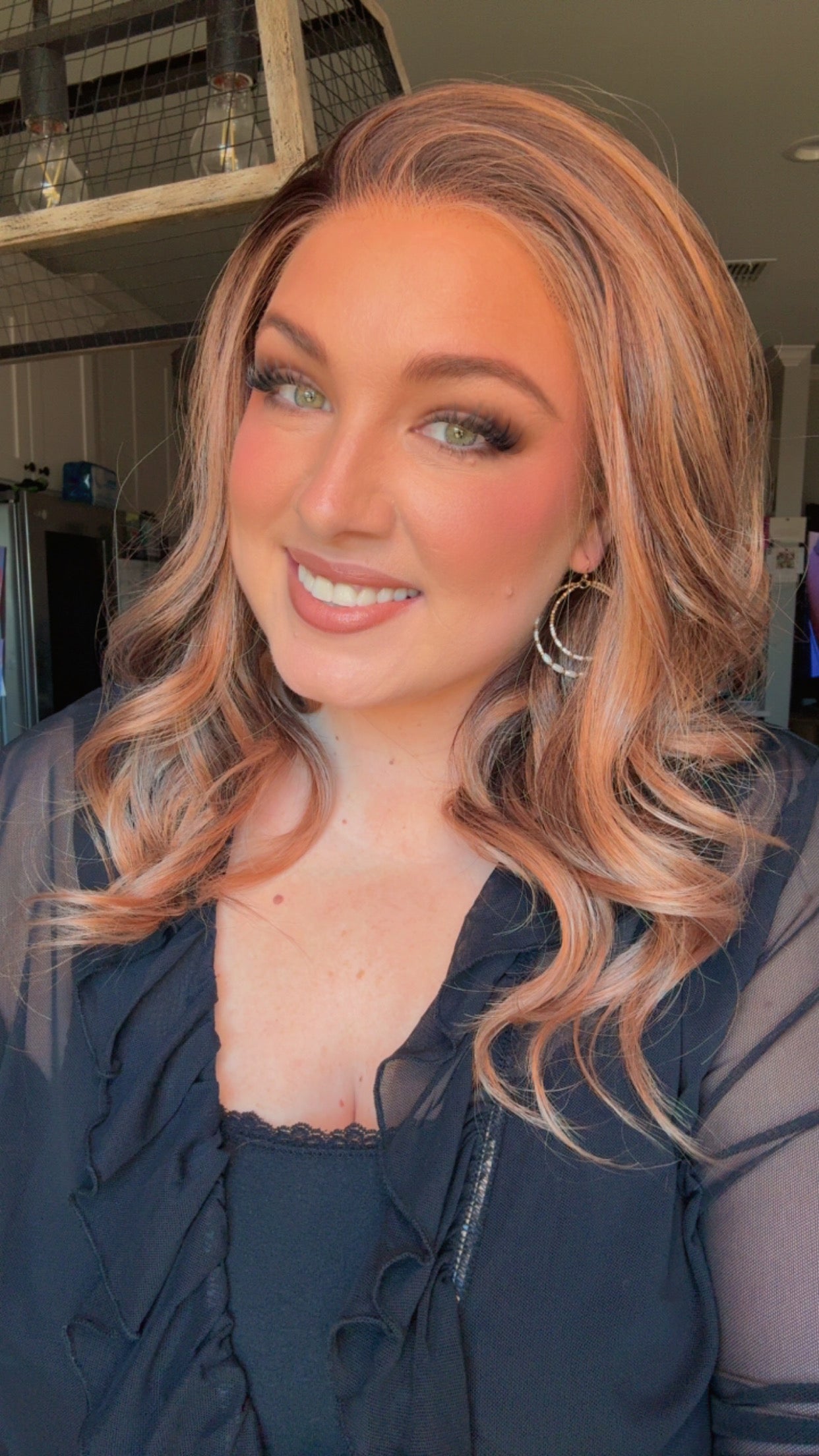 Tennessee Pecan Swirl (Standard ) Synthetic Lace Wig