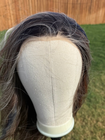 McKinley Denim Haze | 13×4 Lace Front | 28 Inches | 130% Density|Standard