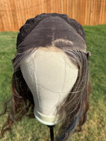 McKinley Denim Haze | 13×4 Lace Front | 28 Inches | 130% Density|Standard