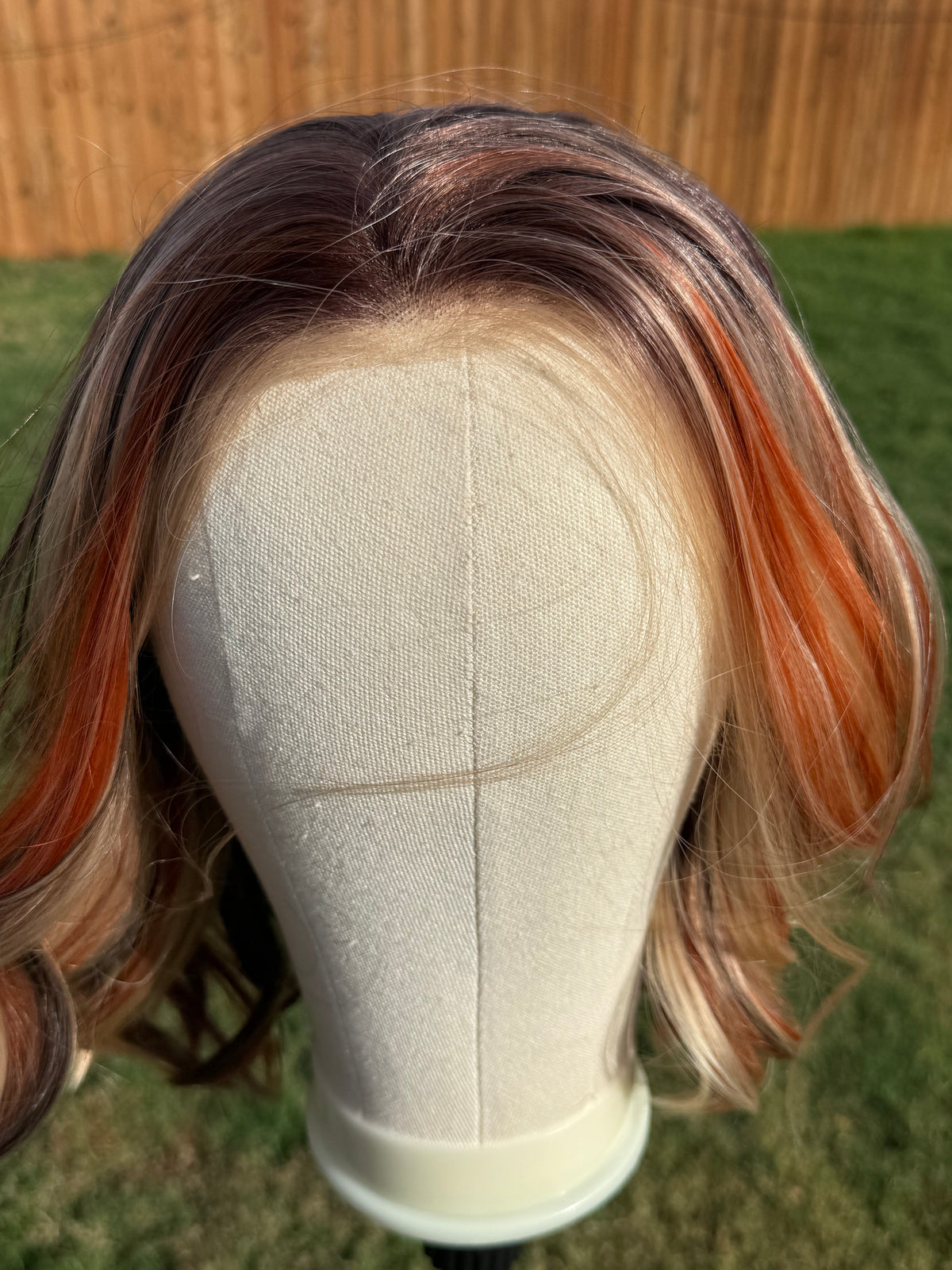 Poppy Sunset Sorbet | 13×4 Free Part | Lace Front | 18 Inches | 130% Density | Synthetic Futura Fiber| Standard