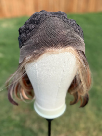 Poppy Sunset Sorbet | 13×4 Free Part | Lace Front | 18 Inches | 130% Density | Synthetic Futura Fiber| Standard