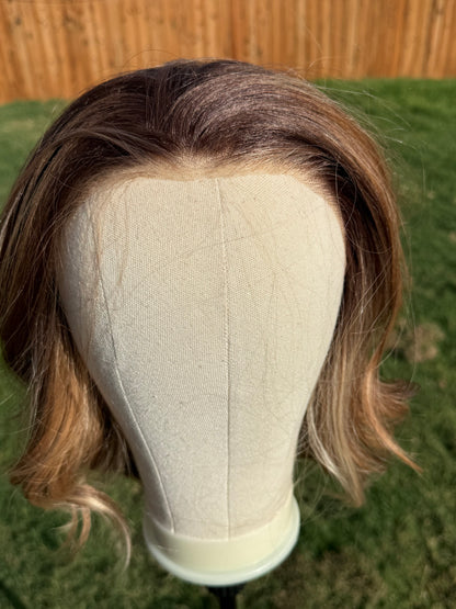 Marissa Caramel Swirl | 13×4 Lace Front | 16 Inches | 130% Density | Standard