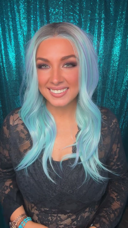 Cove Minted Mermaid | 13x4 Lace Front | |FreePart | 130 density | STANDARD