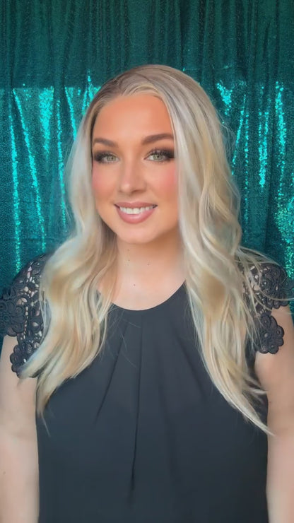 Everly Radiant Blonde Petite Size Synthetic Lace Front Wig 13x4