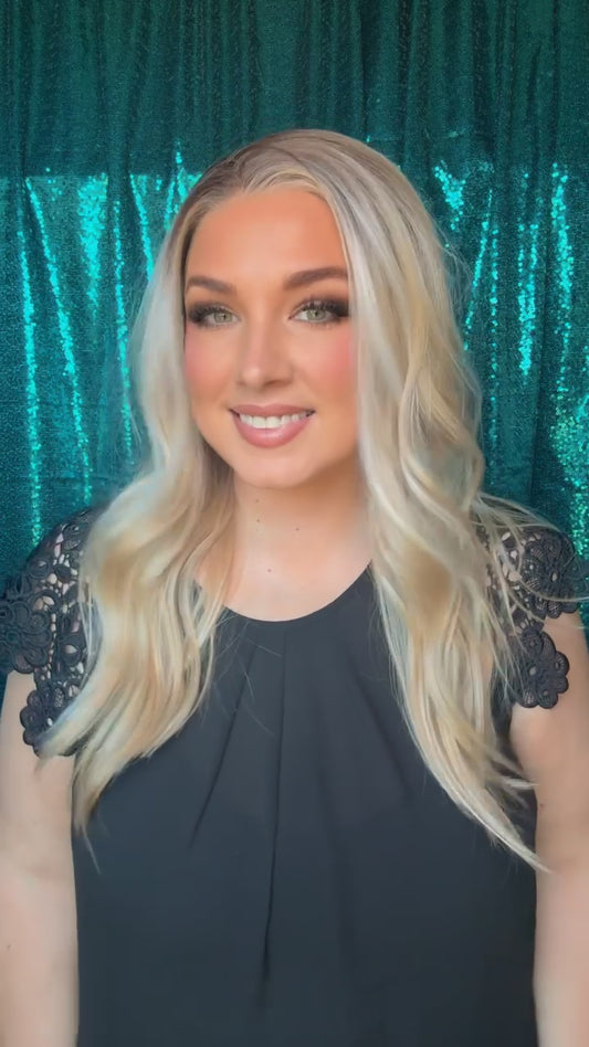 Everly Radiant Blonde Petite Size Synthetic Lace Front Wig 13x4