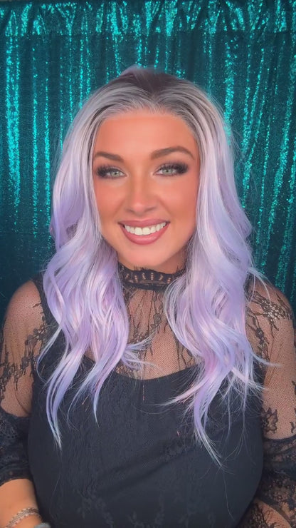 Nova Fairy Dust Tinsel | 13x4 Free Part | Lace Front | 130% Density | Synthetic Wig | 22 Inches | Standard