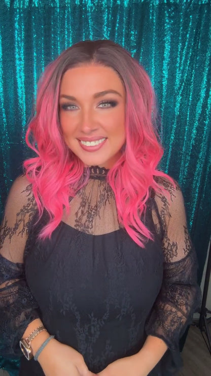 Karma Pink Pistol | 13x4 Lace Front Free Part | 130% density | Standard