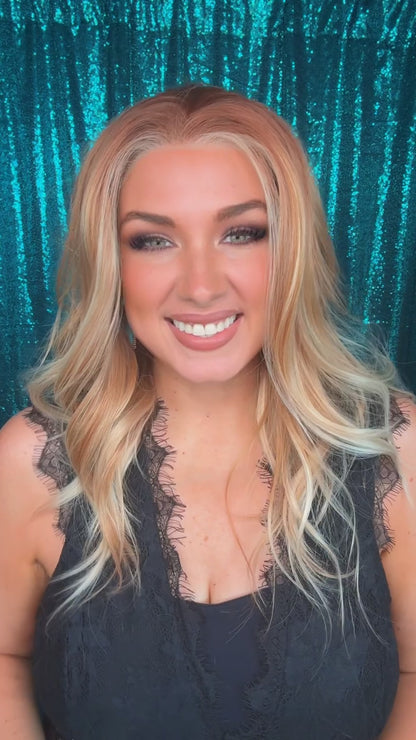 Whitney Bellini Blonde | 13x4 Free Part Lace Front | 22 inches | 130 % density | Standard