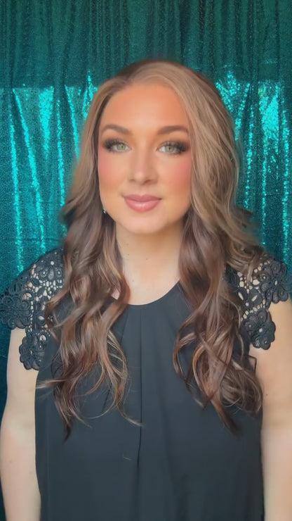 Emerson Hill Country Cocoa Petite Size Synthetic Lace Front Wig 13x4