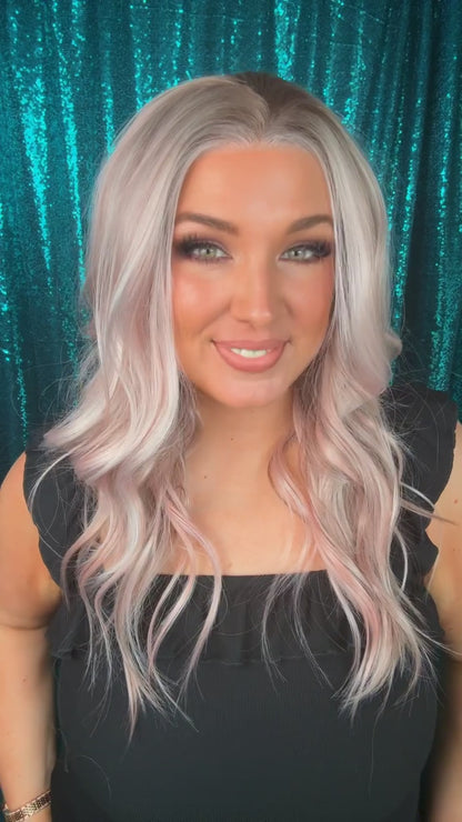 Viv Southern Blush | 13x4 Free Part Lace Front | 24 in | 130% density | Large