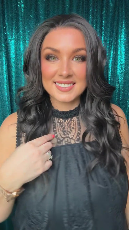BELLA  MIDNIGHT MUSE |  13x4 Lace Front Synthetic Wig | 25” | Medium| Free Part